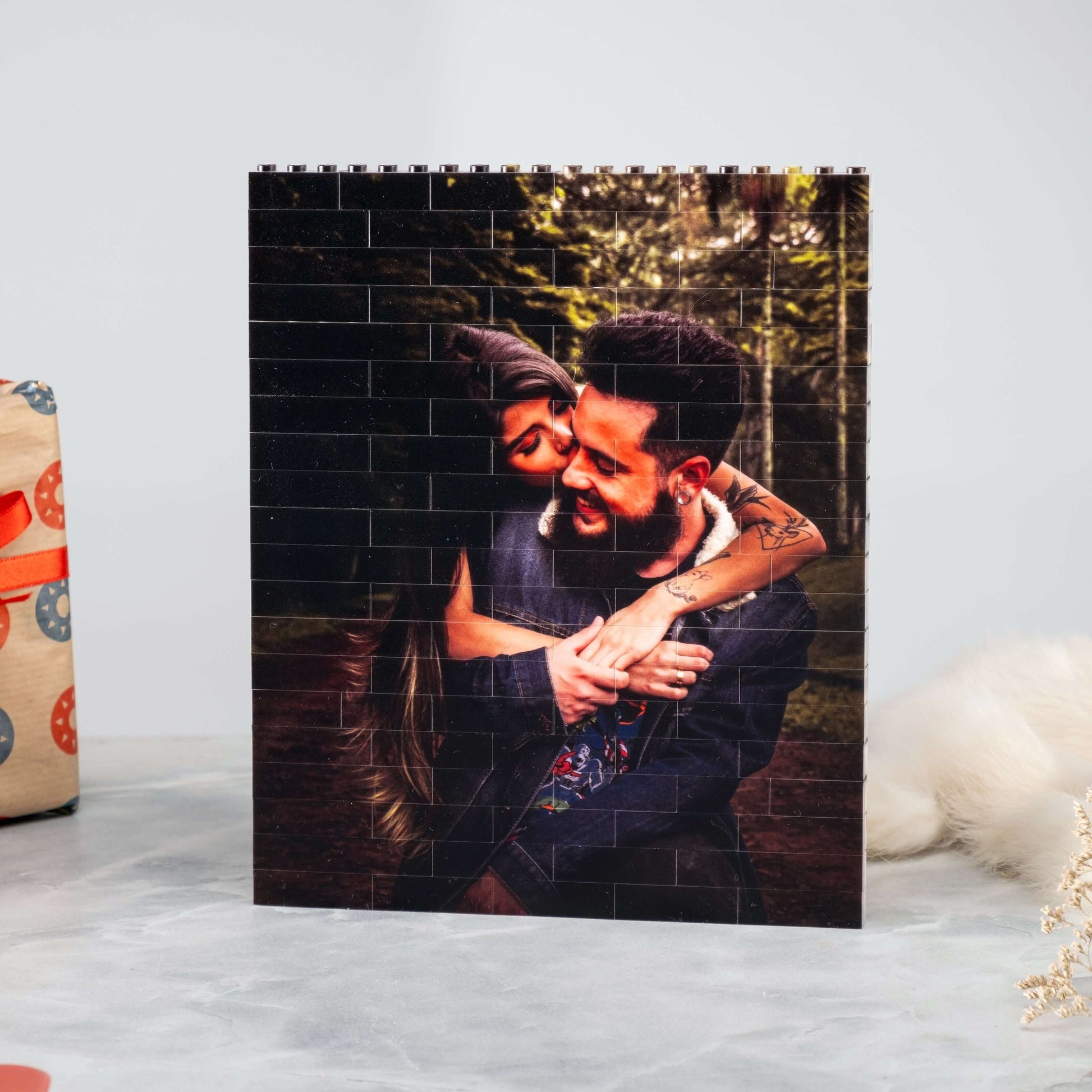 Photo Block Puzzle Personalized Gift Product Square Shape Picture 1