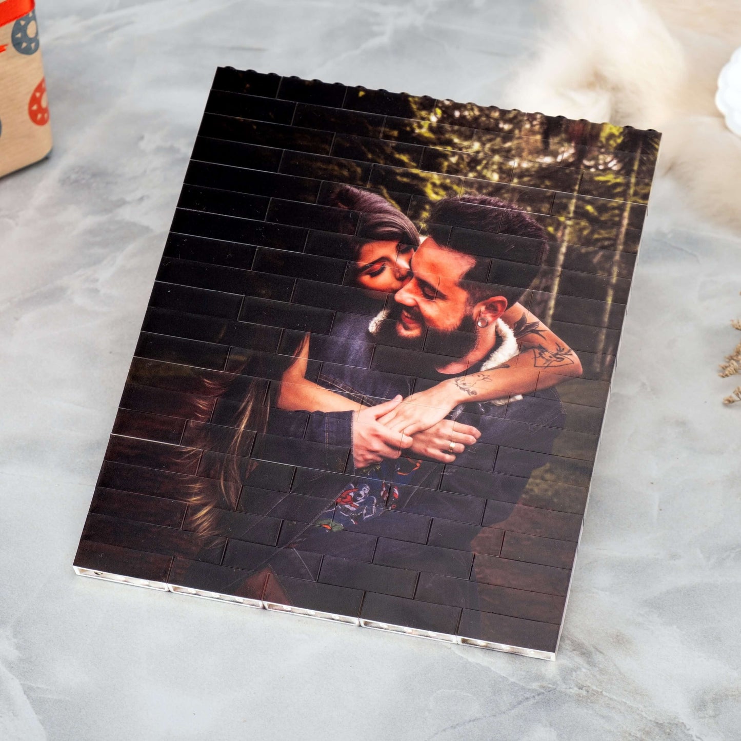 Photo Block Puzzle Personalized Gift Product Square Shape Picture 2