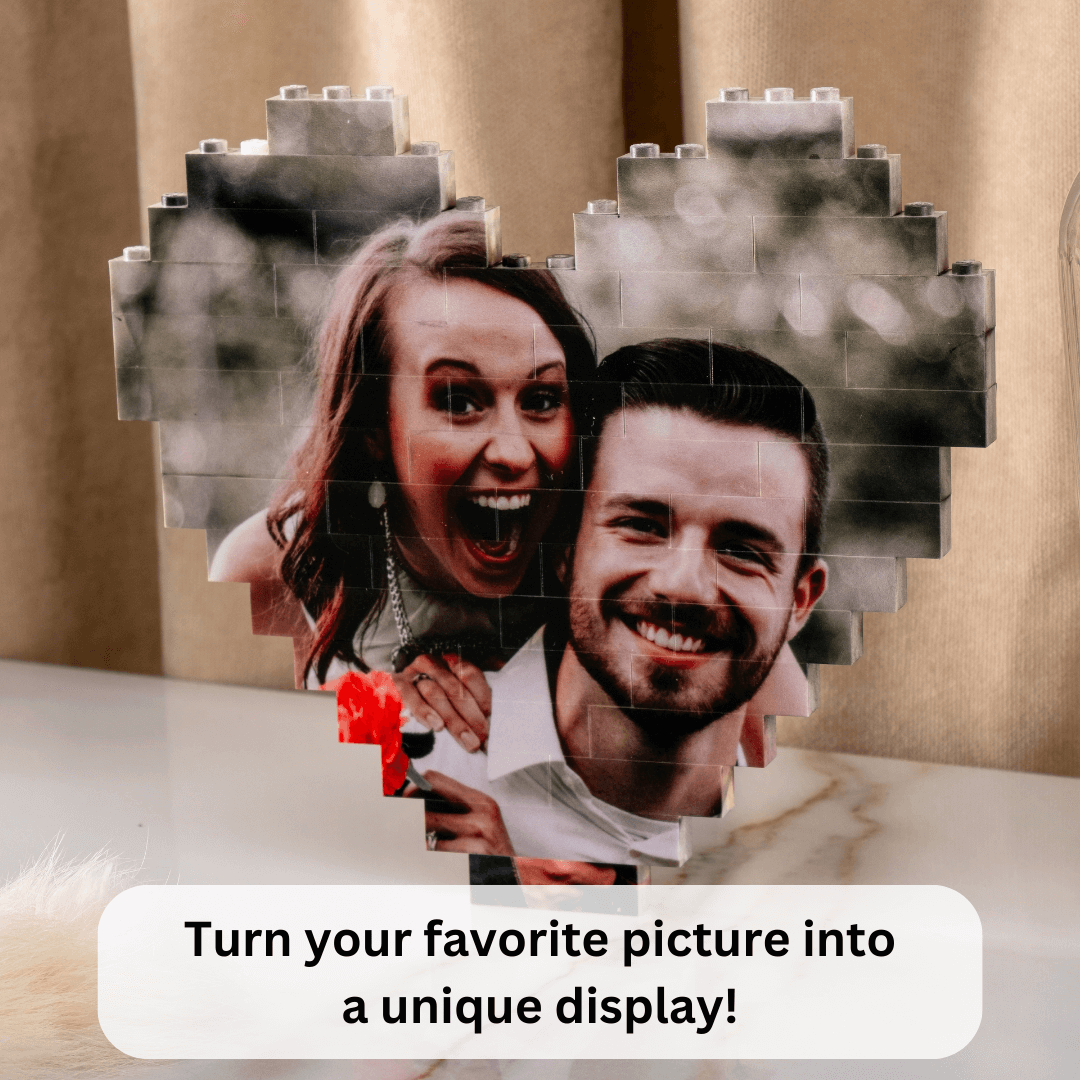 Photo Block Puzzle Personalized Gift Product Unique Display Picture
