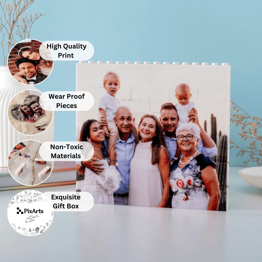 Photo Block Puzzle Personalized Gift Product Infographics 1
