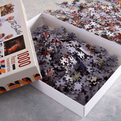 Custom Jigsaw Puzzle Personalized Gift with Box