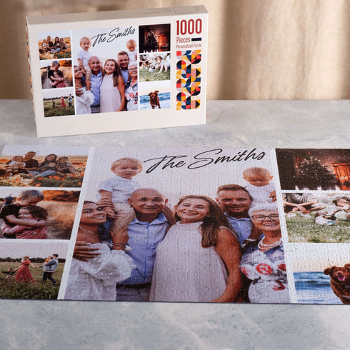 Custom Jigsaw Puzzle Personalized Gift with Box