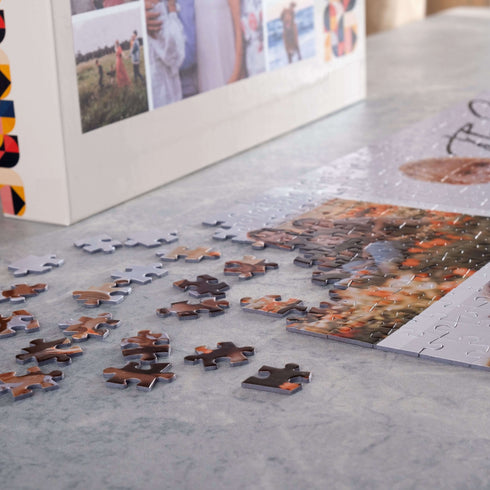 Custom Jigsaw Puzzle Personalized Gift with Box