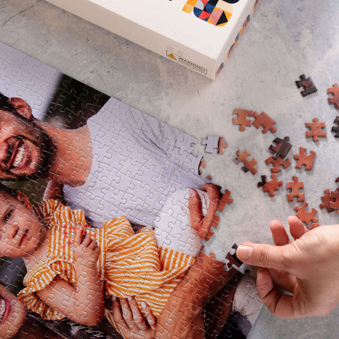 Custom Jigsaw Puzzle Personalized Gift with Box