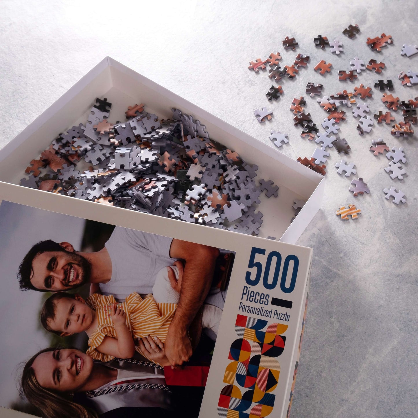 Custom Jigsaw Puzzle Personalized Gift with Box 99/500/1000 Pieces, Custom Photo Puzzle, Portrait Puzzle