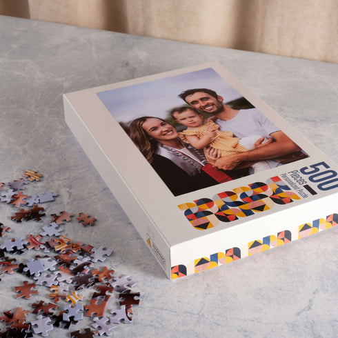 Custom Jigsaw Puzzle Personalized Gift with Box