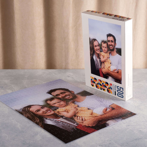 Custom Jigsaw Puzzle Personalized Gift with Box